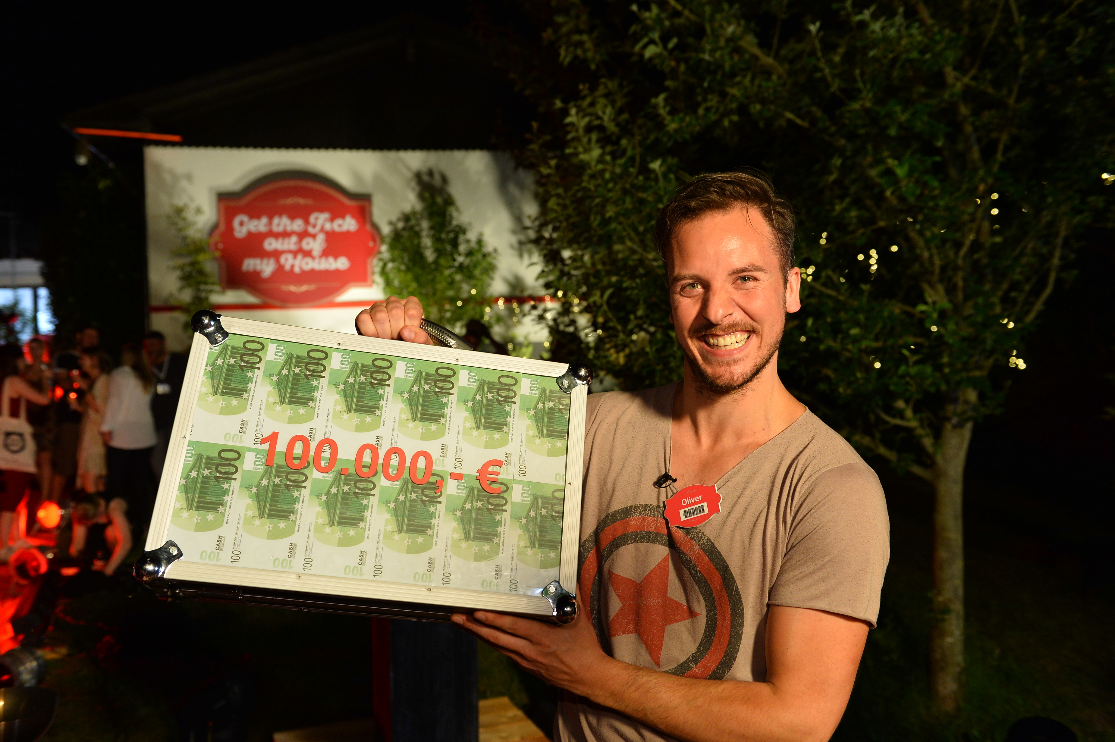 Oliver gewinnt 100.000 Euro