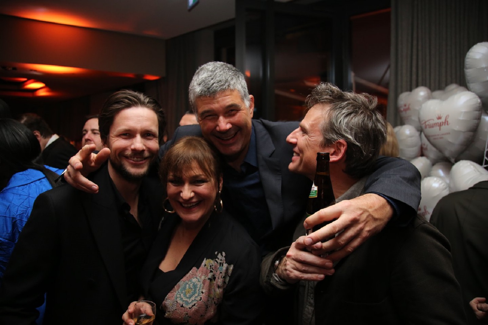 Berlin Opening Night 2018 - Bert Tischendorf, Andreja Schneider, Rene Steinke und Tommy Wosch (UFA Fiction Produzent)