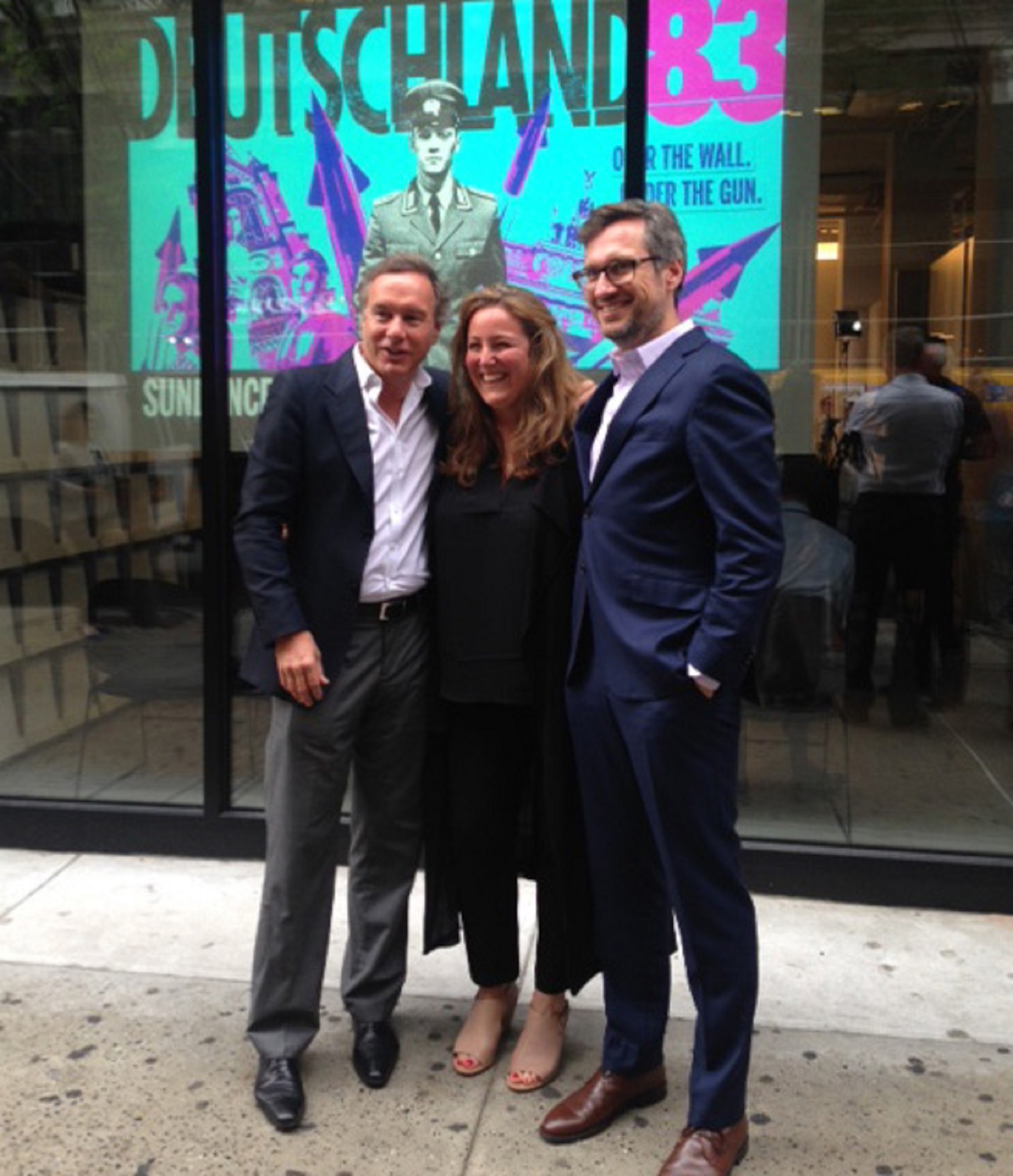 "Deutschland83" Premiere in New York - Nico Hofmann, Anna Winger, Jörg Winger