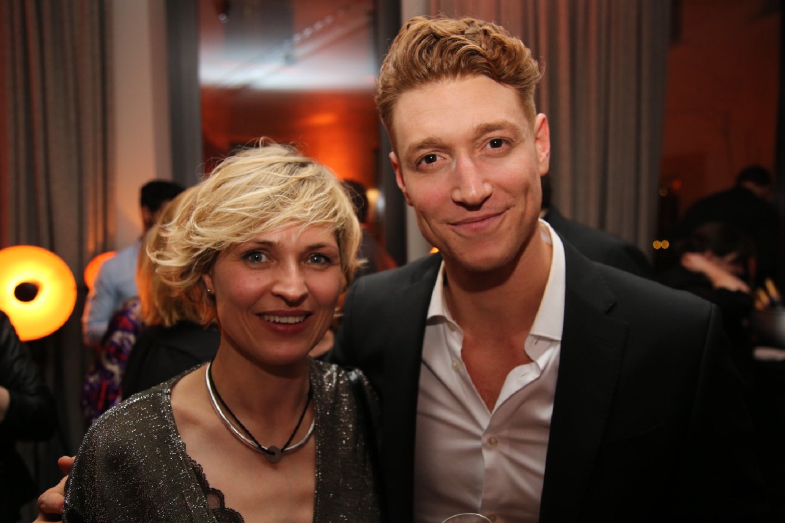 Berlin Opening Night 2018 - Ulrike Leibfried (UFA Fiction Produzentin) und Daniel Donskoy