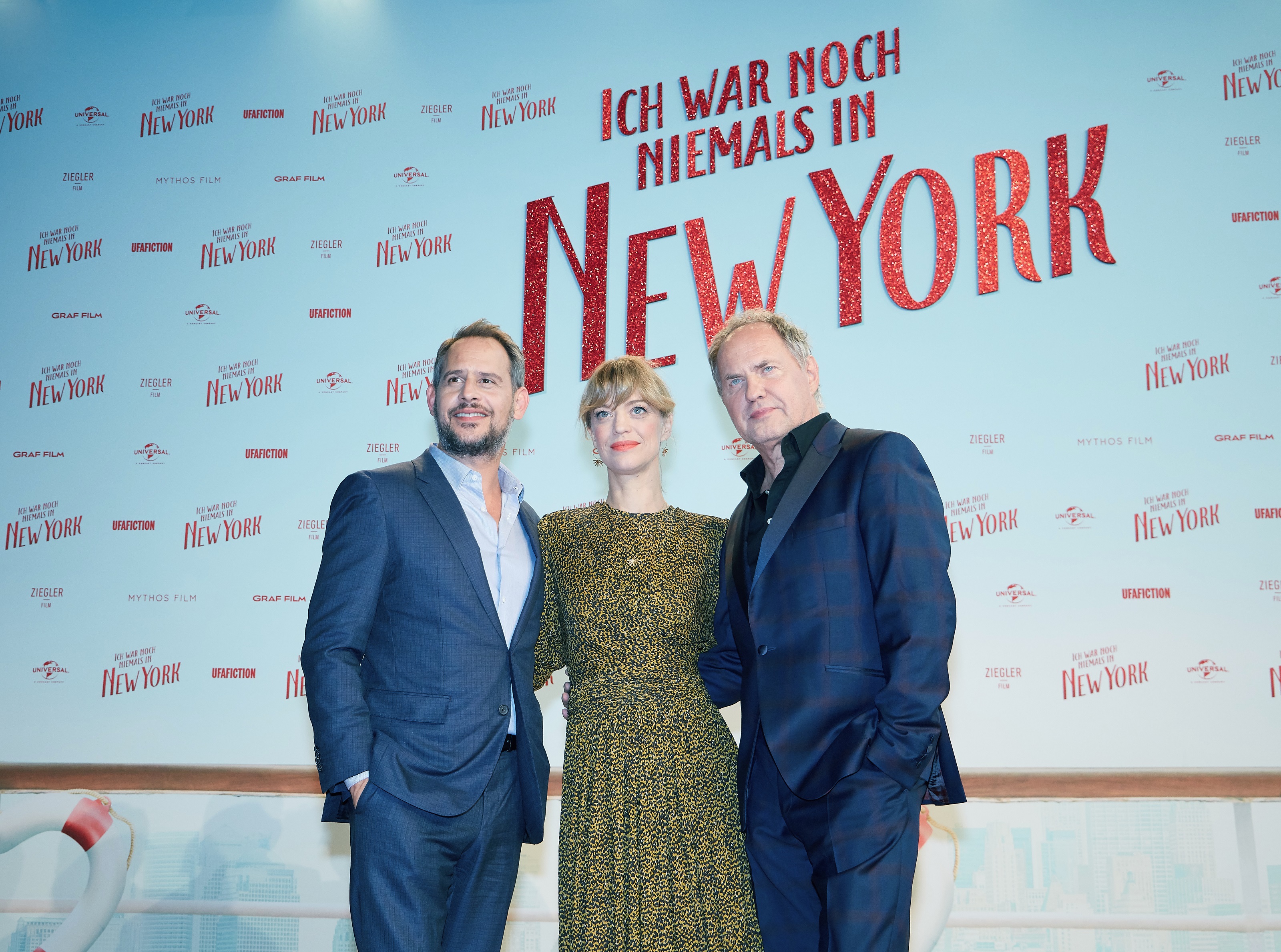 Heike Makatsch mit Moritz Bleibtreu und Uwe Ochsenknecht