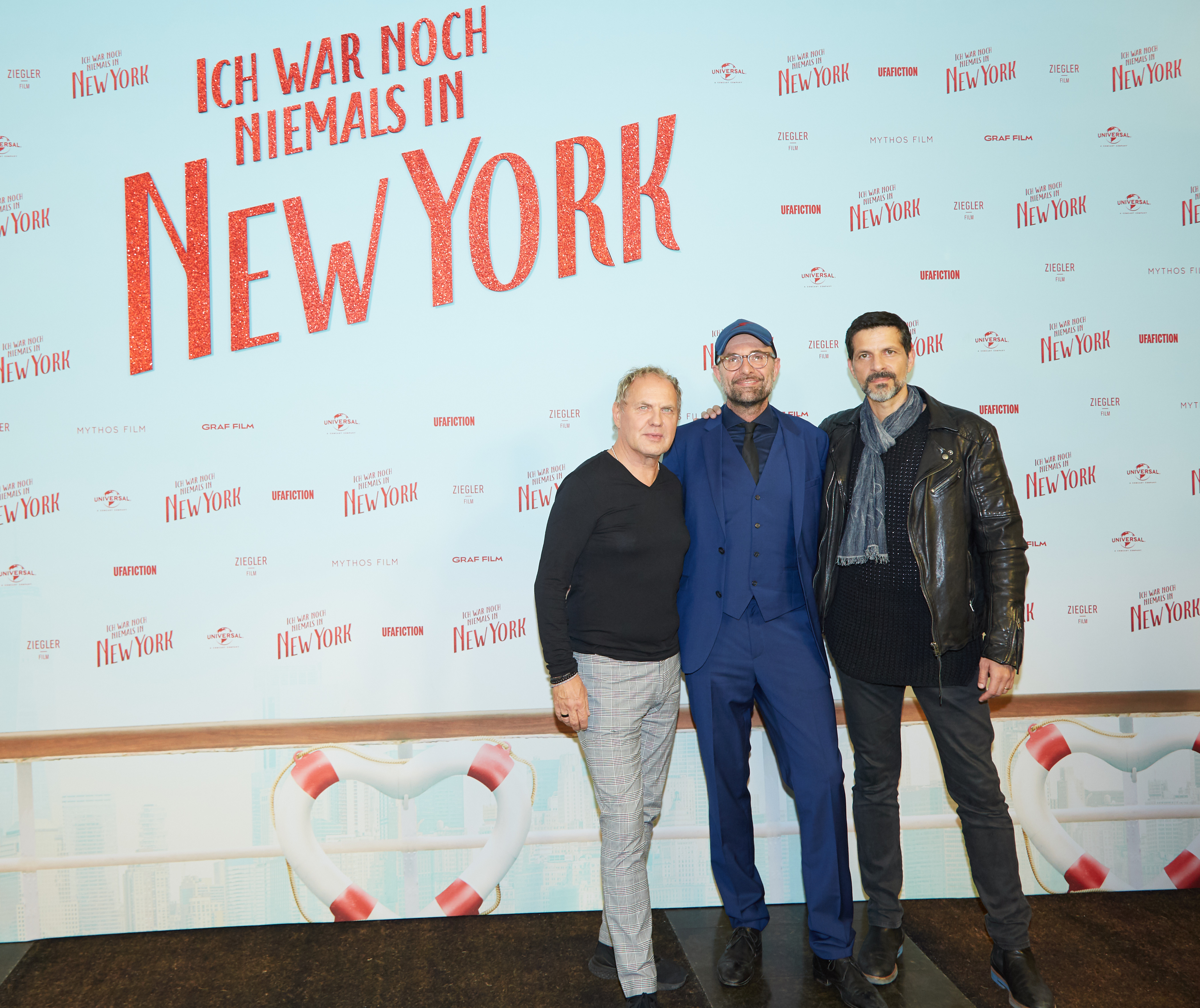 Ich war noch niemals in New York: Uwe Ochsenknecht ("Otto"), Philipp Stölzl (Regie), Pasquale Aleardi ("Costa")