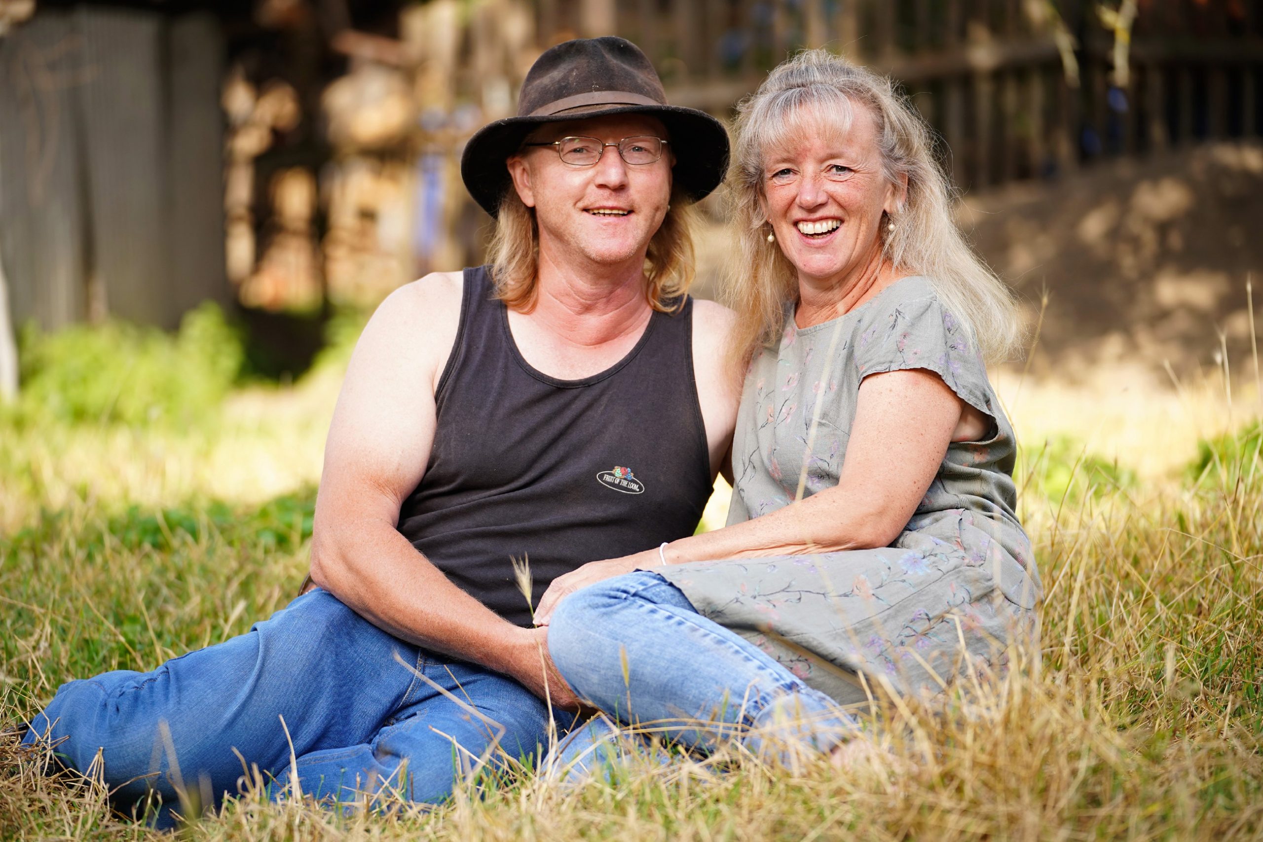Rinderwirt Lutz (52) und Steffi (54)
