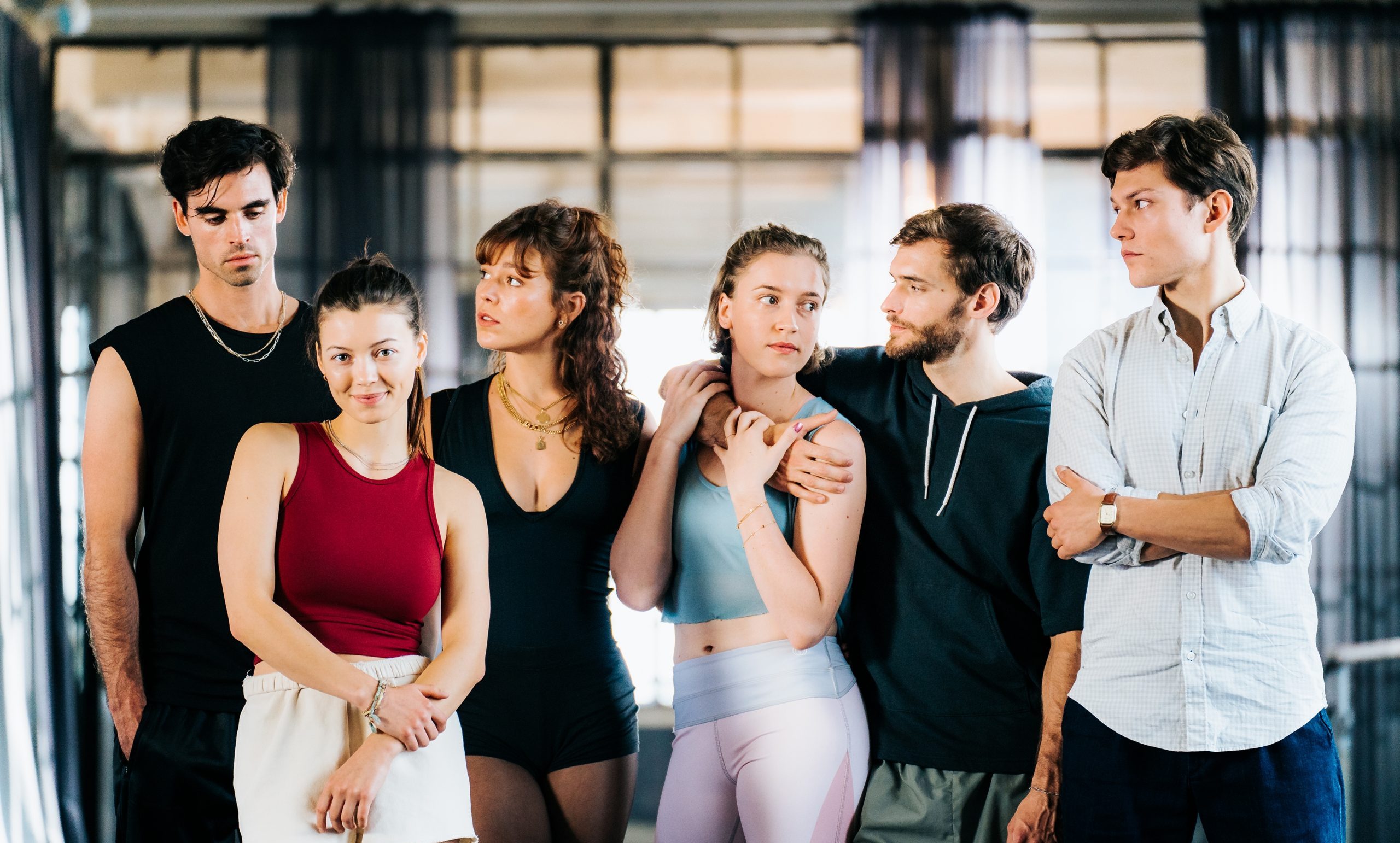 V.l.n.r.: Ben (Hans Gurbig), Feli (Vivien König), Klara (Maéva Marie Mathilde Roth), Lucie (Mareike Zwahr), Nils (Vinzenz Wagner) und Jonas (Lion Wasczyk).