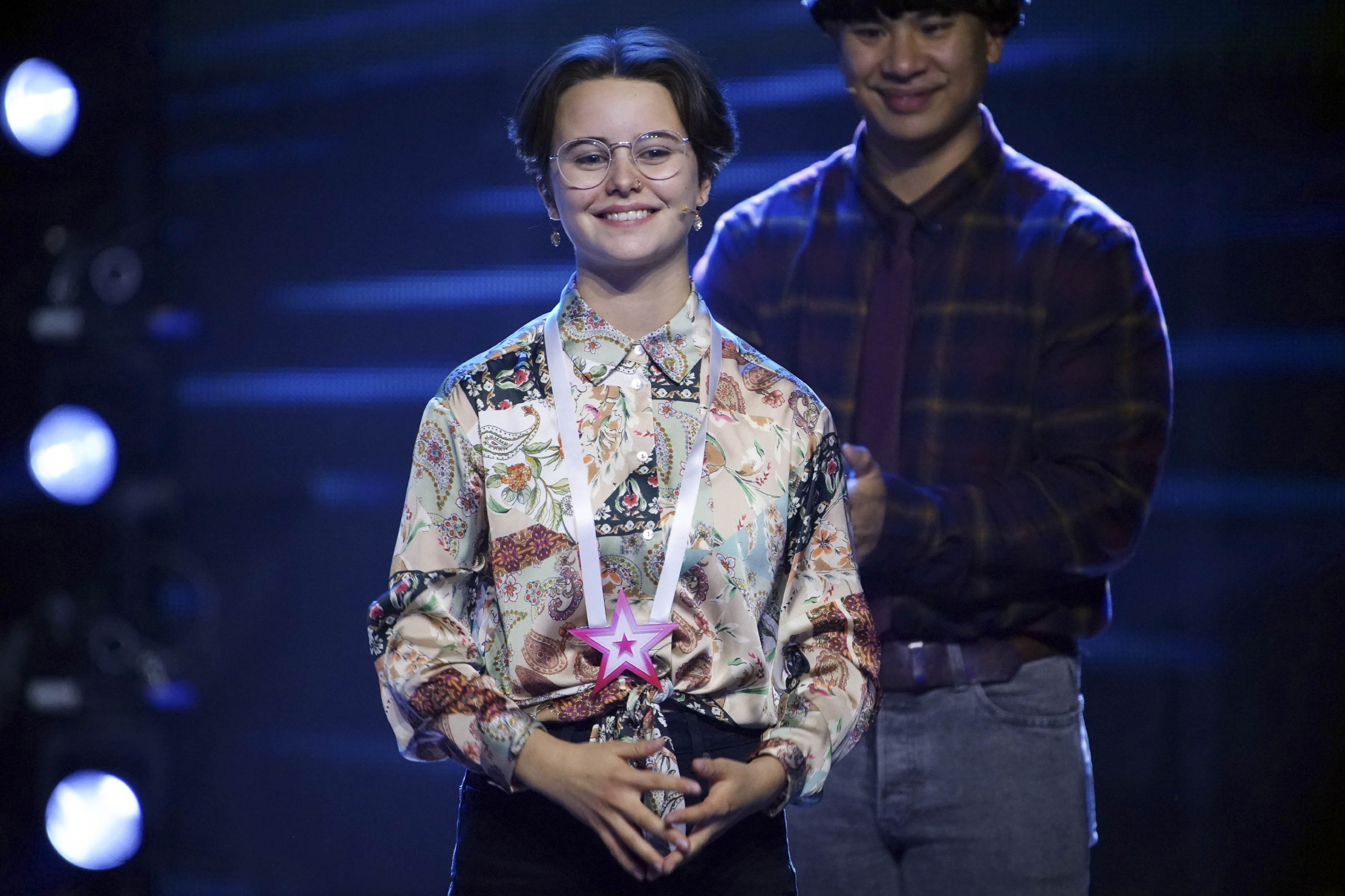 Helena Berlinghof präsentierte ihre eigene Komposition am Klavier