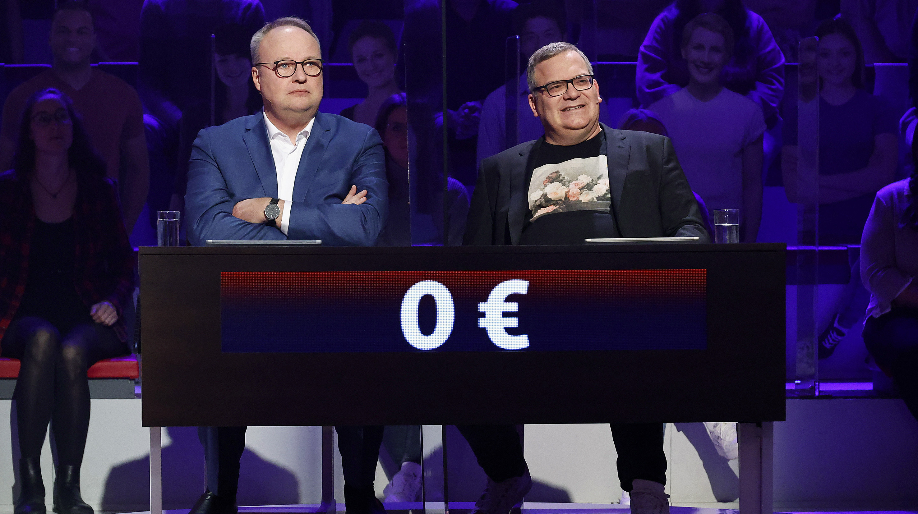 „heute-show“- Moderator Oliver Welke und Elton