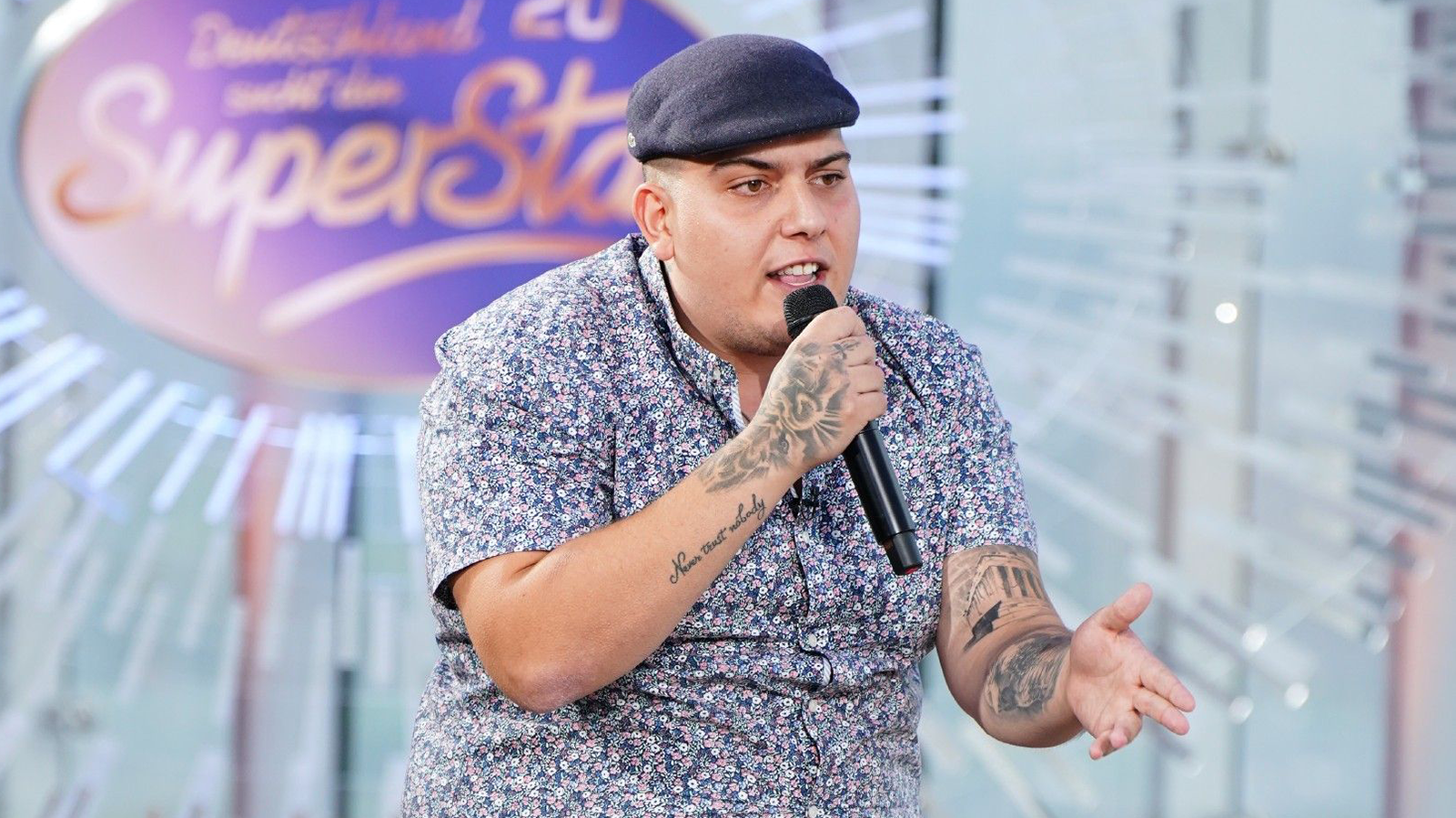 Nikolaos Simediriadis aka „Big N“ beim DSDS-Jurycasting