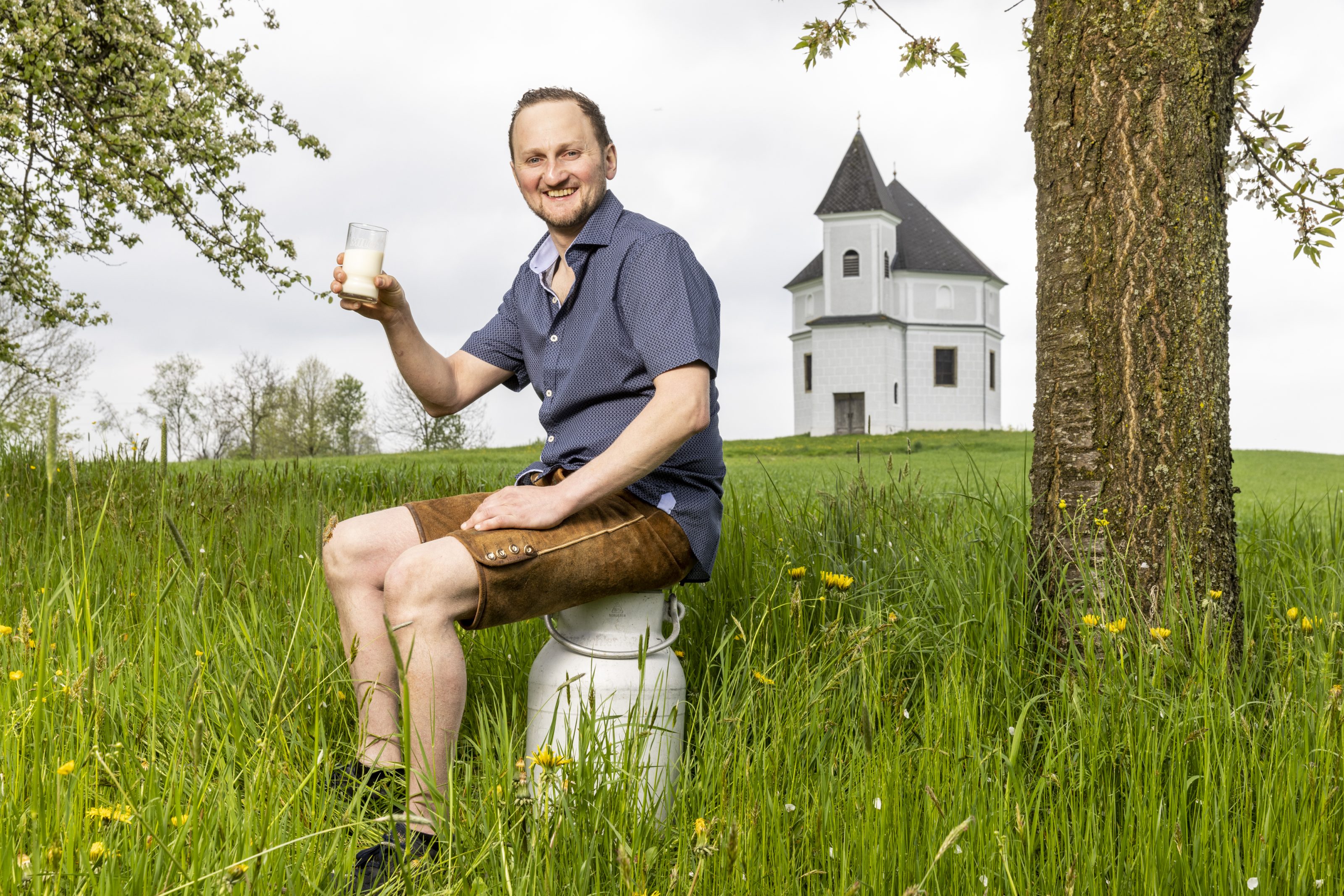 Christoph – der eifrige Milchbauer (33 Jahre) aus dem Bezirk Vöcklabruck (Oberösterreich)