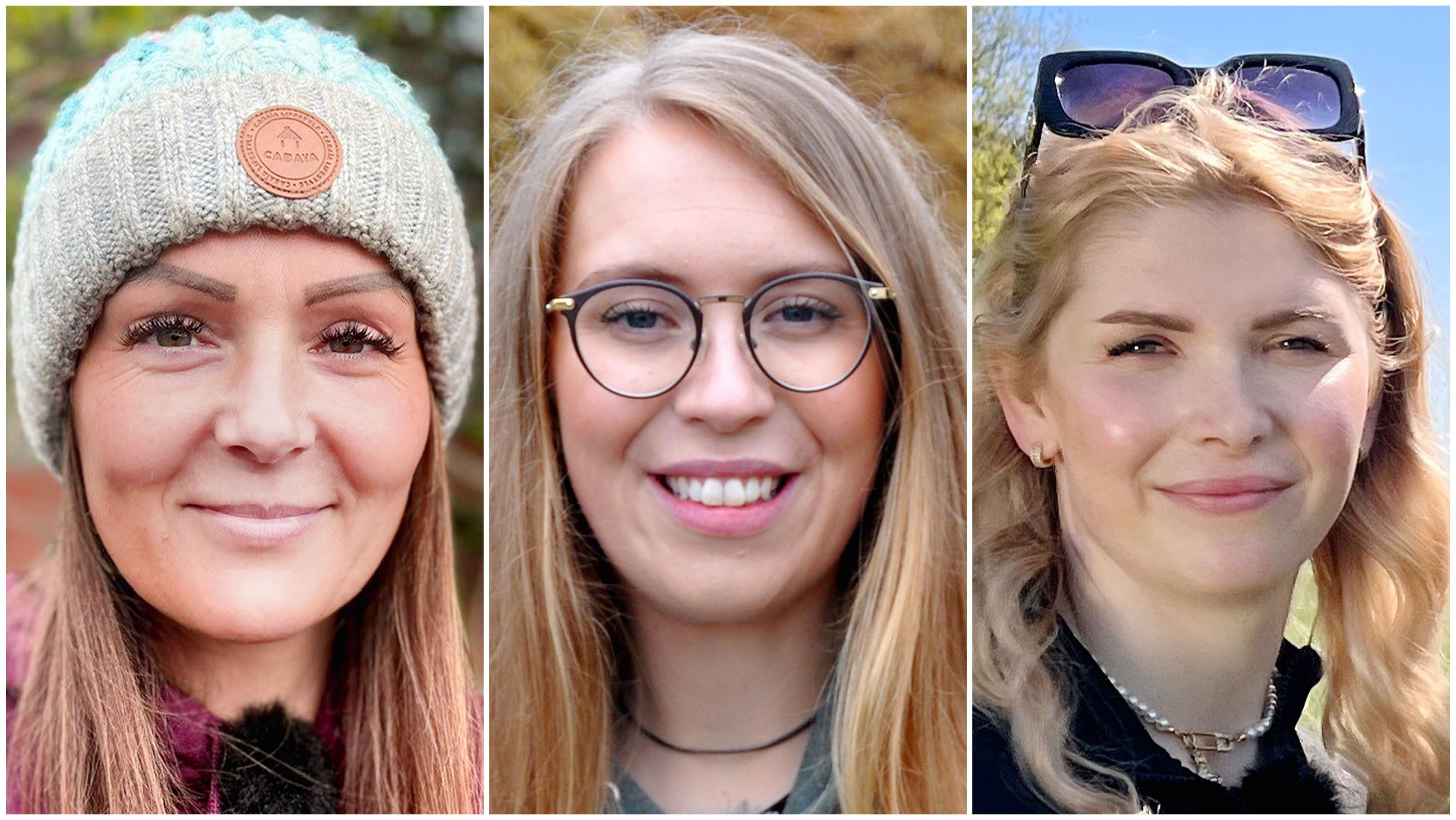 (v.l.) Geflügelbäuerin Stefanie, Pferdehalterin Alexandra, Pferdewirtin Carolin