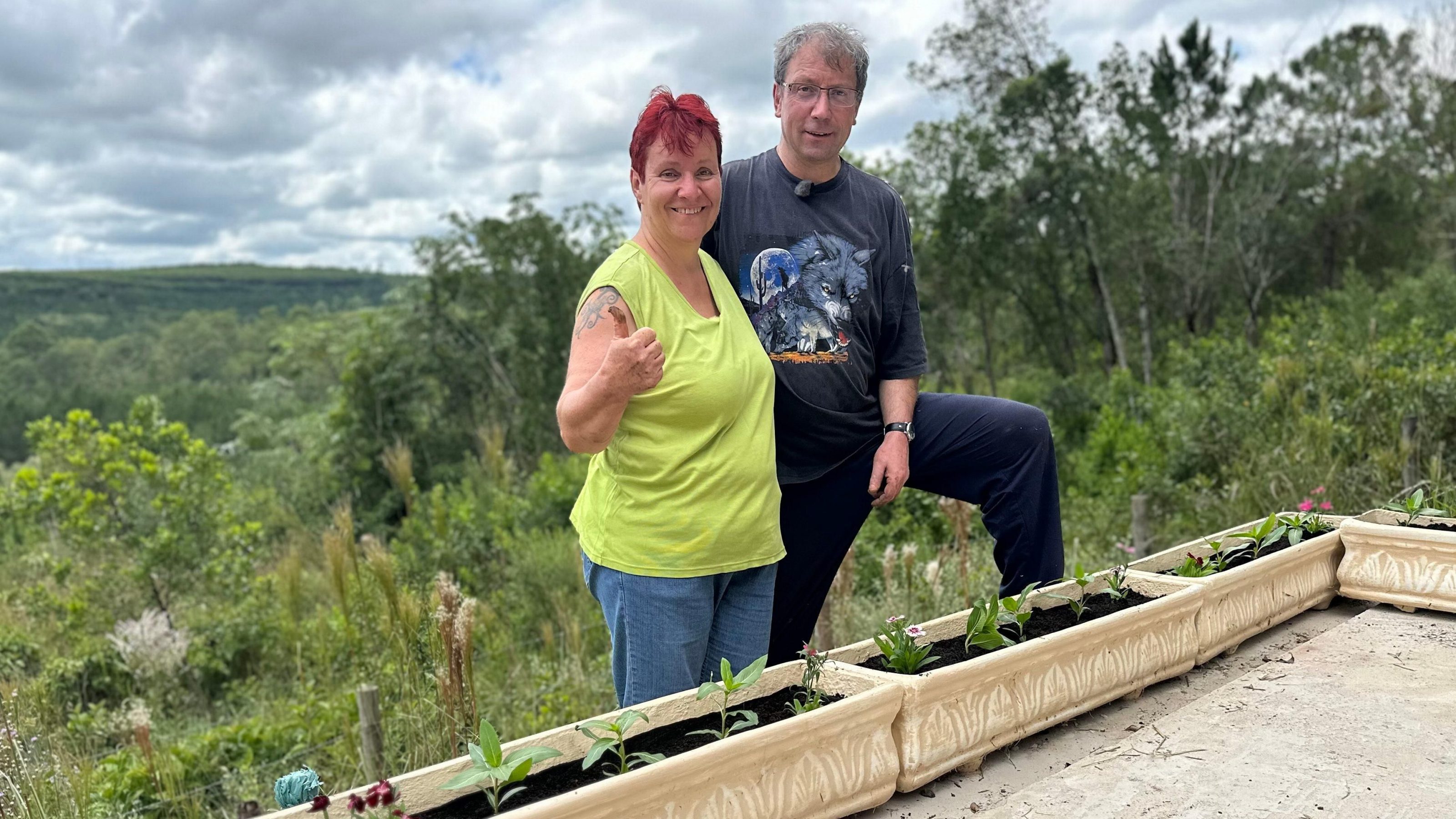 Bio-Obstbäuerin Ulrike aus Brasilien mit Heiko