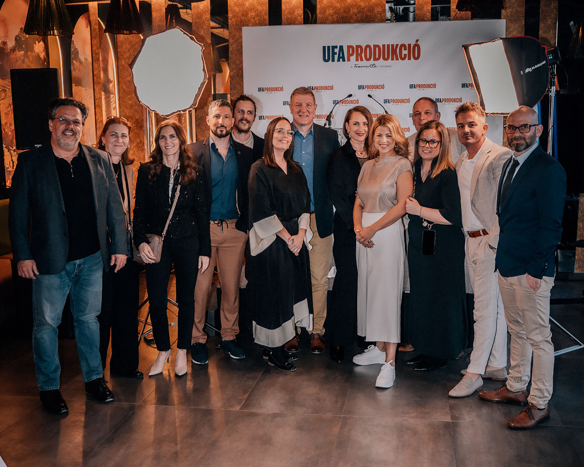 Das UFA Produkció Team feiert seinen 10-jährigen Erfolg in Budapest